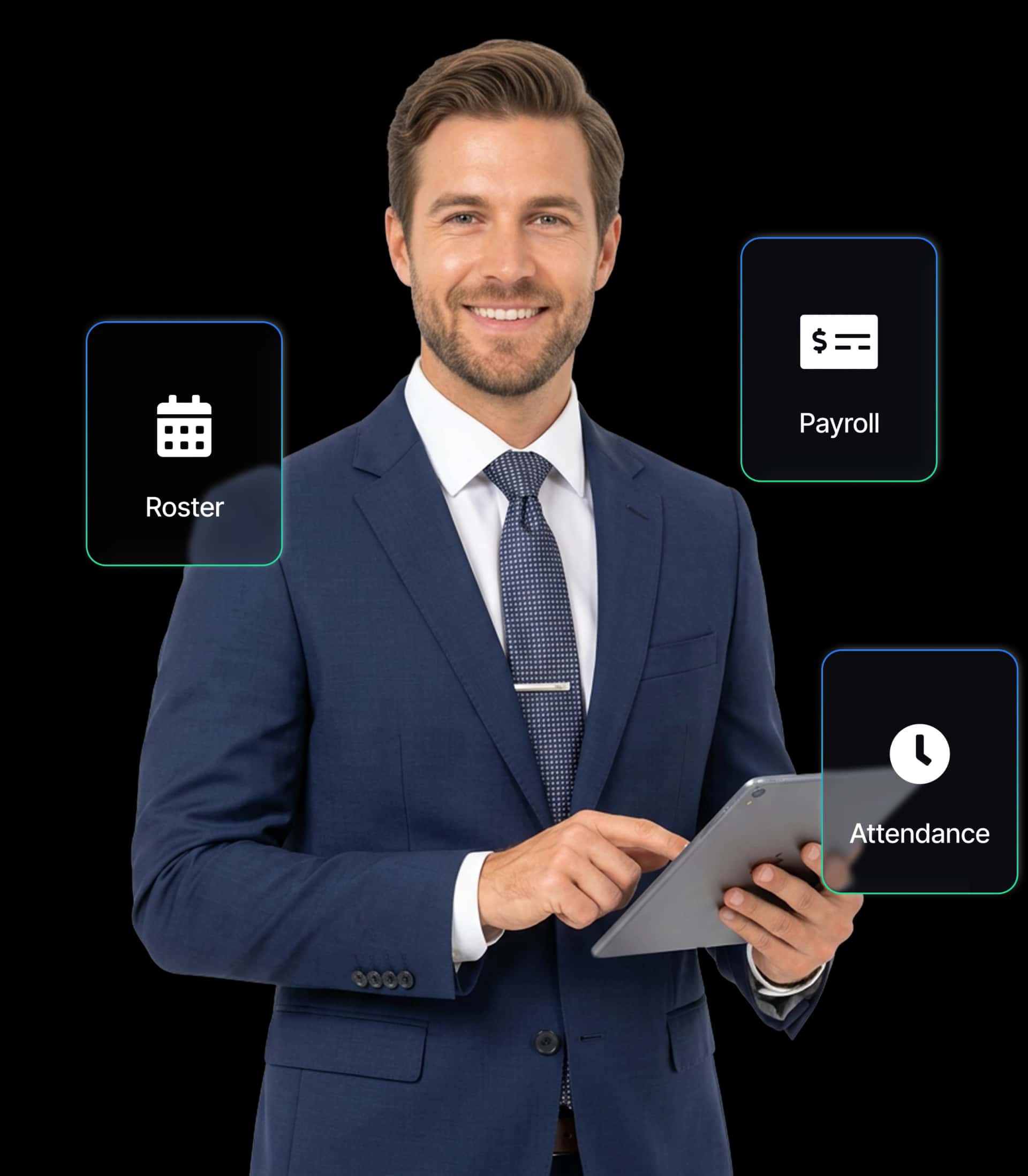 WMS for cleaning firm teams on phone and tablet