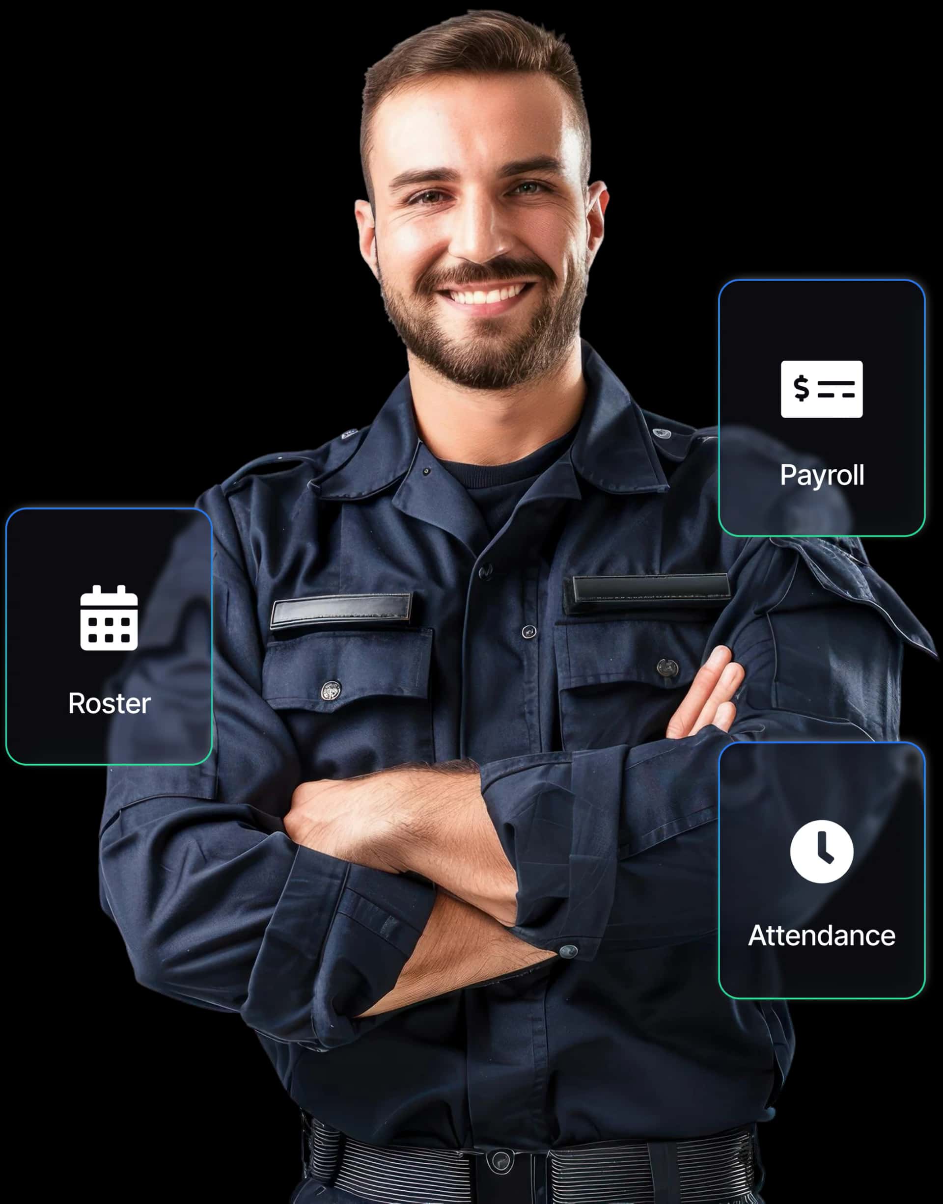 WMS for security teams on phone and tablet