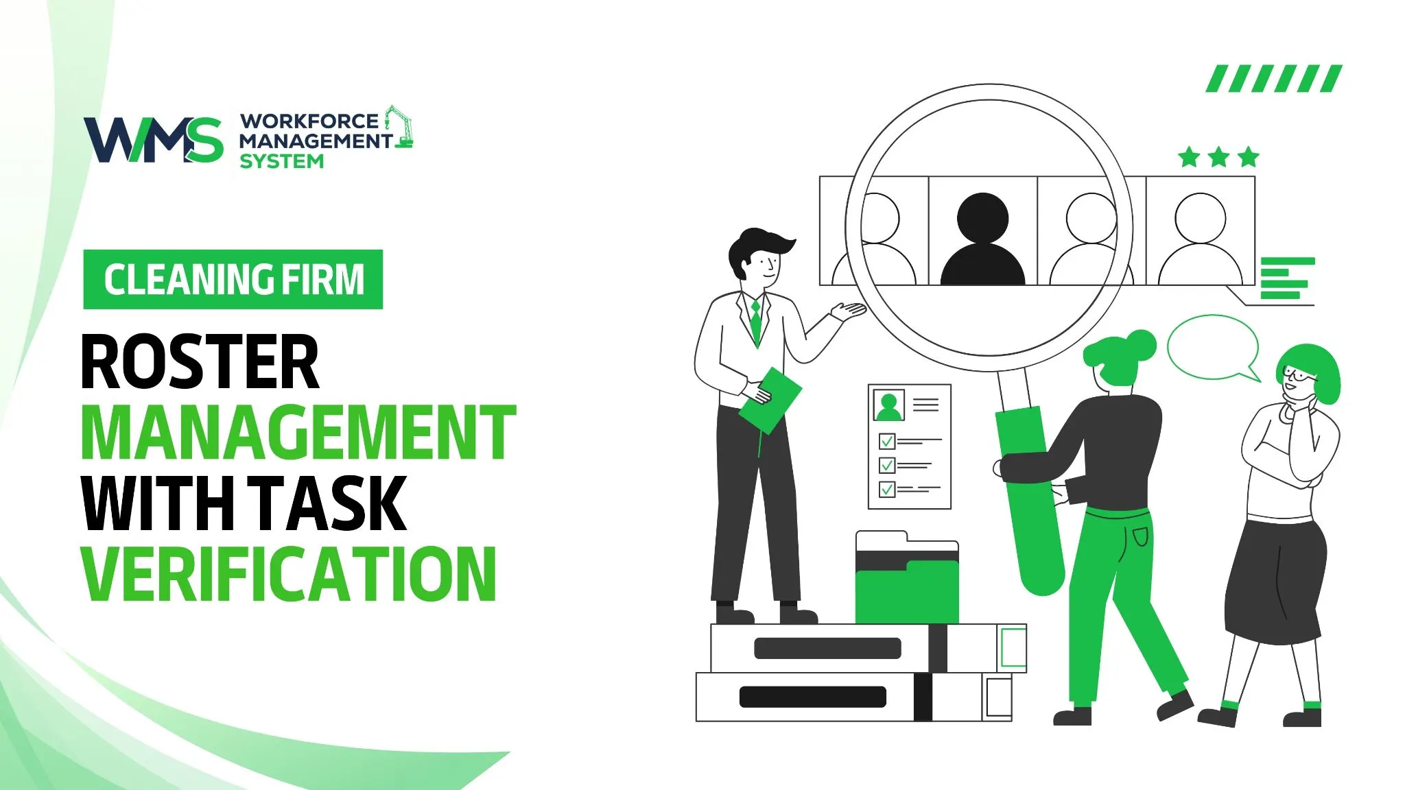 Cleaning Firm Roster Management with Task Verification