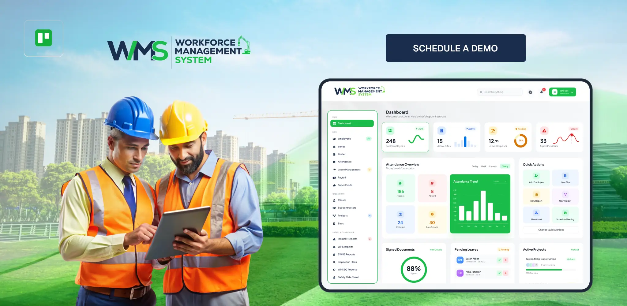 Key features of WorkforceMS